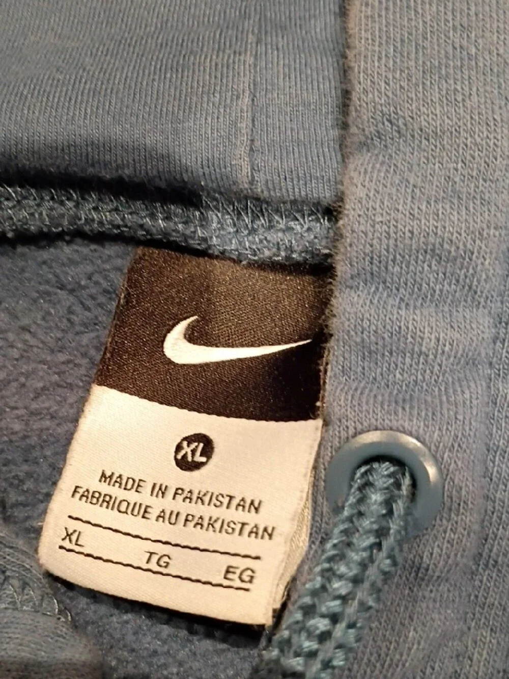 Nike Dusty Blue Pullover Hoodie - Men's Lightweight Sweatshirt
